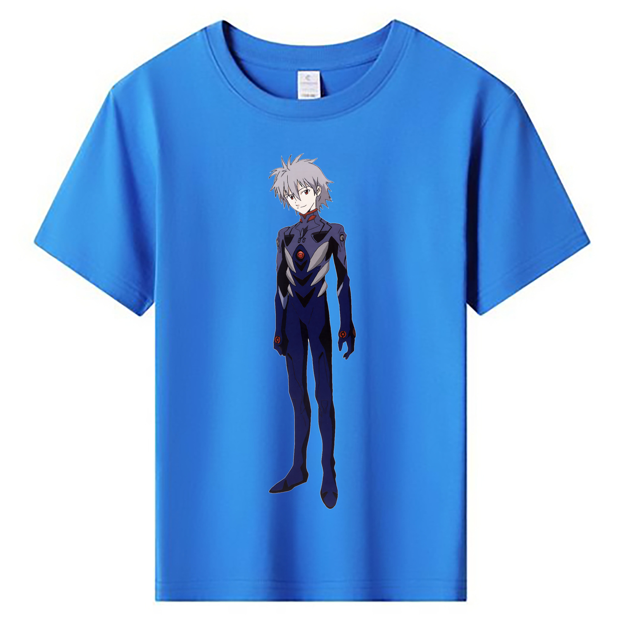 （画像用） EVA 新世紀エヴァンゲリオン 綿100％キッズTシャツ（フロントプリント）